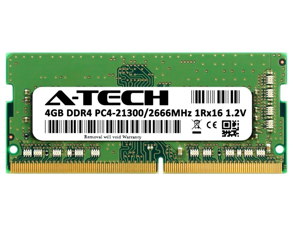 A-TECH 8GB DDR4 2666MHz PC4-21300 SO-DIMM Laptop Memory RAM Module - Image 1 of 1