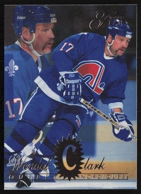 1994-95 Flair Wendel Clark Quebec Nordiques #142 - Image 1 of 2