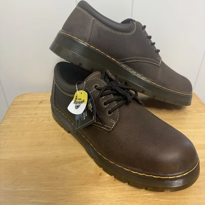 NWT Dr. Marten 14 Doc Shoes Industrial Steel Toe Safety Brown Slip Resistant EH - Image 1 of 4