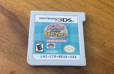 3DS - Kirby's Extra Epic Yarn - NOT FOR RESALE, STORE DEMO - Image 1 of 2