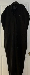 FIGS Rafaela Cargo Scrub Jumpsuit Technical Collection Jogger Black Size XXL - Picture 1 of 13