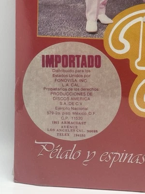 Los Yonics “Petalo y Espinas “LP Vinyl LP 1987 Made In Mexico/ Brand NEW - Image 1 of 4