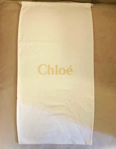 CHLOE STAUBBEUTEL HANDTASCHE SCHUHE AUFBEWAHRUNG REISEN - 24,5"H x 12,5" - GROSS - WEISS - NEU!! - Bild 1 von 6