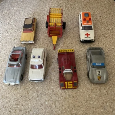 Die Cast Bundle (7) Britains, Corgi, Matchbox, Ambulance, Dodge, Porsche, Lot1 - Image 1 of 4