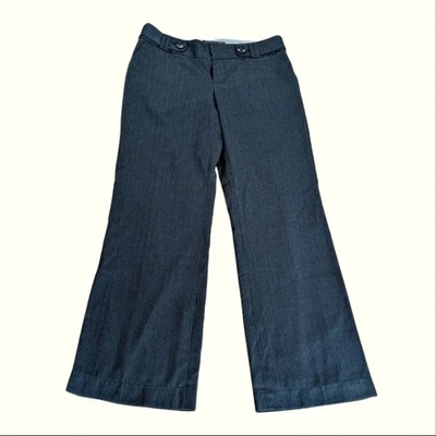 Banana Republic Martin Fit Boot Cut Classic Pinstripe Business Casual Pants - Image 1 of 4