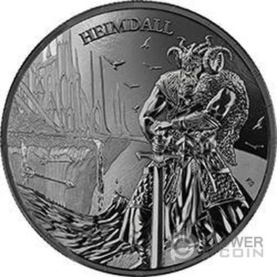 HEIMDALL Ragnarök 1 Oz Silver Coin 5 Mark Germania 2025 - Image 1 of 3