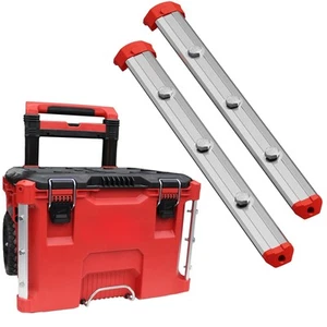 Alpha Rails - Rieles roscados compatibles con Milwaukee Packout Rolling Tool B... - Imagen 1 de 8