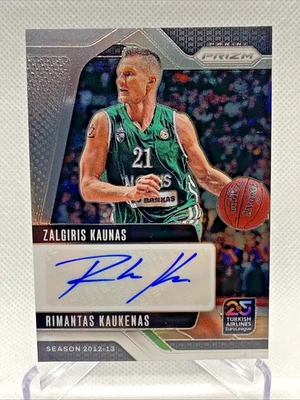 Rimantas Kaukenas 2024-25 Panini Prizm Euroleague #SI-KAU Auto - Image 1 of 2