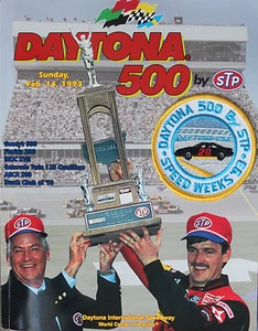 Programa de carreras Daytona 500 vintage Dale Jarrett n.o. febrero de 1993 18 Chevy First Win - Imagen 1 de 1