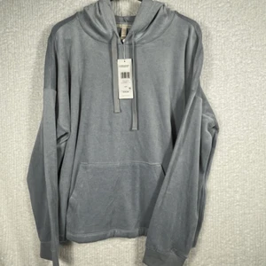 Top cuadrado con capucha Eileen Fisher Frost pequeño grande nuevo con etiquetas - Imagen 1 de 10