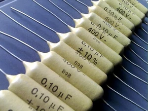 MUSTARD CAP Capacitor 0,001-1uF 160-400v 10% PHILIPS / MULLARD - Picture 1 of 182
