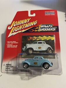2002 Johnny Lighting '33 Willy's Gassers " Ohio George" Malco Logo Blue NEW!!