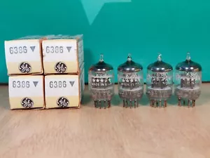 Quad of GE 5-star 6386 NOS NIB Vacuum Tubes for Fairchild 660 - Picture 1 of 7
