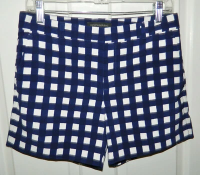 PANANA REPUBLIC Mujer Azul Marino Blanco Cuadros Frente Plano PANANA REPUBLIC* 2 Foto 1 de 2