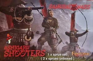 Ashigaru Shooters Fireforge Games 1/56 28mm 1 x Sprue set unboxed Samurai Wars - Picture 1 of 13