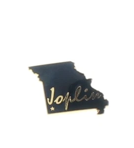 Joplin Missouri State Collectible Hat Lapel Brooch Collectible - Picture 1 of 2