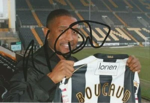 NOTTS COUNTY: ANDRE BOUCAUD SIGNED 6x4 PORTRAIT PHOTO+COA - Picture 1 of 1