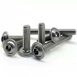 Linsenkopfschrauben mit Flansch Edelstahl M3 M4 M5 M6 M8 M10 V2A DIN -ISO 7380-2 - Bild 1 von 4