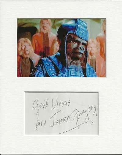 James Gregory planet of the apes genuine authentic autograph signature UACC RD - Image 1 of 1