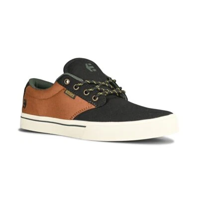 Zapatos de skate ecológicos Etnies Jameson 2 - negros/bronceados/naranja - Imagen 1 de 4