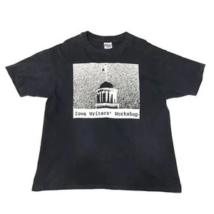Camiseta de Colección Principios de los 90’s- Iowa Writers Workshop Kierkegaard Cita-Hombre’s XL - Imagen 1 de 10