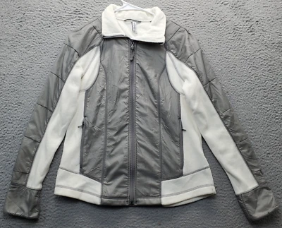 Tek Gear куртка женщин средний мульти флис с подкладкой карманы длинным рукавом полный молнии - Изображение 1 из 4