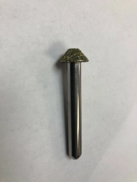 Broca de enrutador avellanadora de 60 granos 1/2" enchapada en diamante fondo plano marca EE. UU. 1/4" SHA Foto 1 de 1