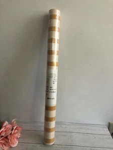 Vintage Revetement Mural Wallcovering Prepasted Stripes - 27ft x 27 in per Roll - Picture 1 of 6