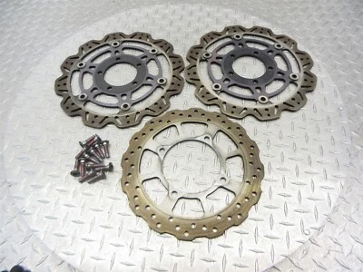 2008 08-09 Kawasaki Concours 1400 ZG1400 Front Disc Brake Rotor Rear Straight  - Image 1 of 4