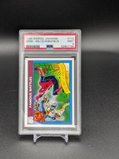 1990 Impel Marvel Universe Series 1- #112 Spider-Man vs Hobgoblin PSA 9!