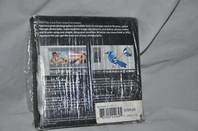 MB675Z/A Apple Aperture Original Retail Upgrade ver.2.1.1 ugly box new old stock - Image 1 of 4