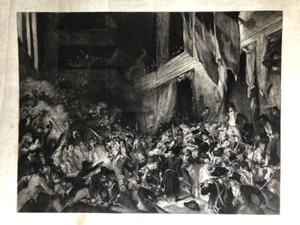 Bracquemont, d'après Delacroix — Boissy d'Anglas à la Convention — eau-forte. - Foto 1 di 10