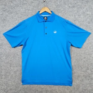 FootJoy Herren Poloshirt blau Golf Größe M Polyester/Elasthan bestickt PINHOLE - Bild 1 von 10