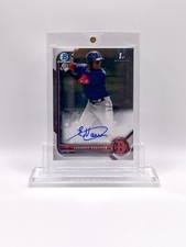 Eduardo Vaughan 2022 1st Bowman Chrome RARE AUTO Original Rookie Card RC #CPA-EV