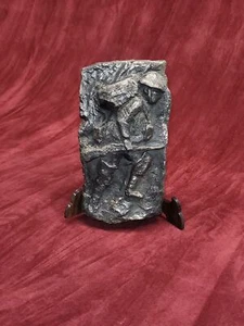 WW1 Tommy Shilouette Plaque Military Figurine - Picture 1 of 3