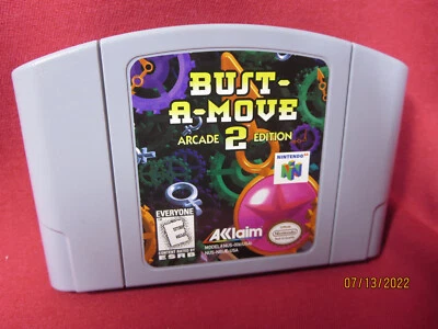 Bust-A-Move 2: Arcade Edition (Nintendo 64, 1998) Loose Cartridge - Image 1 of 4