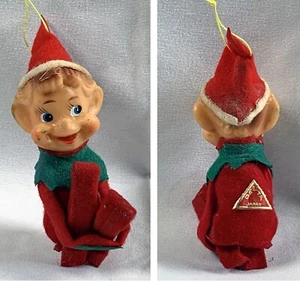 Vintage Rubber Face Knee Hugger Elf Pixie 1960s Mid Century DELTA - Picture 1 of 7