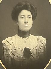 Vintage Cabinet Photo Pretty Young Teen Woman Girl Baltimore Hebbel 1890s