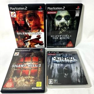 Silent Hill 2 3 4 The Room & Down Pour 4Games set Sony PS2 PS3 Japan Tested - Picture 1 of 9