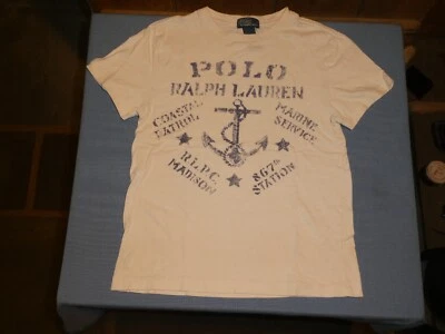 CAMISETA POLO RALPH LAUREN MANGA CORTA NIÑOS 8 PEQUEÑA, ANCLA, MARINA, NÁUTICA Foto 1 de 4