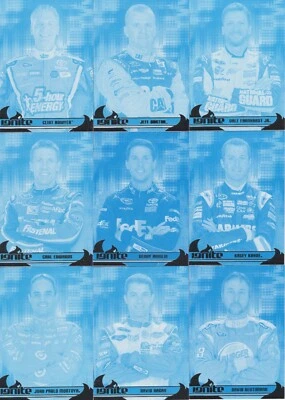 2013 Press Pass Ignite NASCAR Cyan Parallel Proof Cards - You Pick Your Own - Image 1 of 2