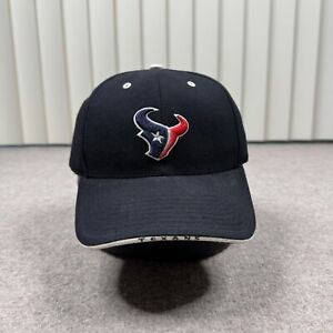 Vintage Houston Texans Hat Cap Black One Size Adjustable Adults Twins Enterprise