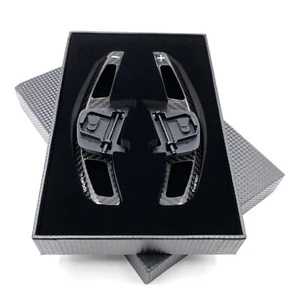 Sostituzione carbonio DSG leve cambio Shift Paddle per VW Golf 7 solo GTI R GTD, ecc - Foto 1 di 8