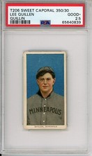 1909-11 T206 Lee Quillen Sweet Caporal 350 Minneapolis PSA 2.5 Good+