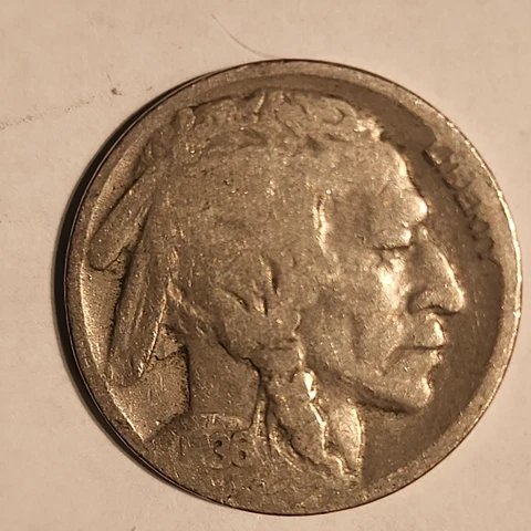 1936 F Buffalo Nickel Cover