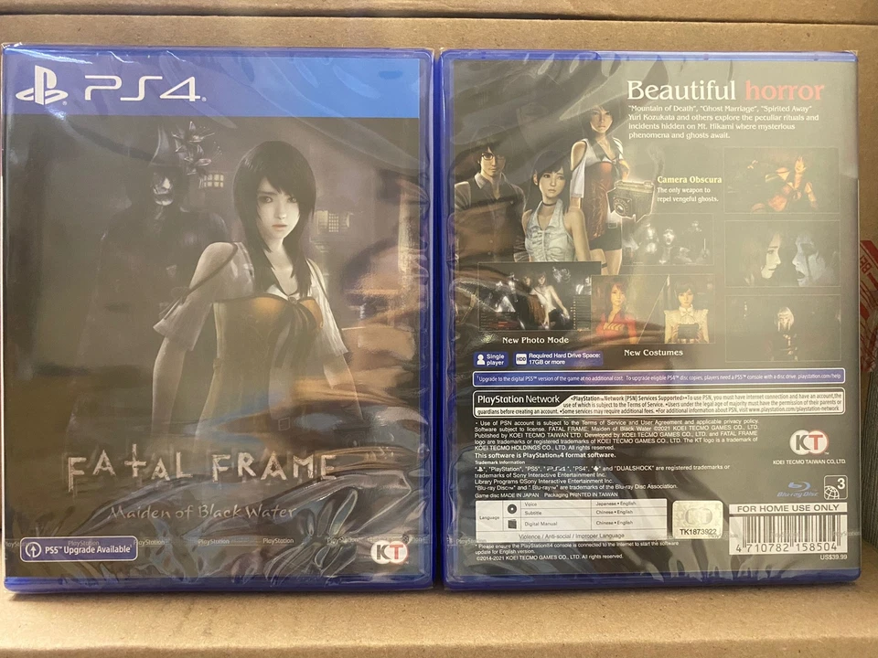 NUEVO PS4 FATAL FRAME: Maiden of Black Water 零 (asiático INGLÉS/chino) Foto 1 de 1