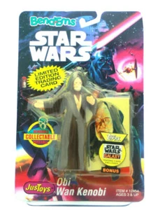 1993 Justoys Obi Wan Kenobi Action Figure  Bend-Ems 12454 New - Picture 1 of 12