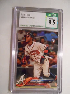 Ozzie Albies 2018 Topps #276 NM/MINT+ 8.5 CGC Slabbed - Picture 1 of 2