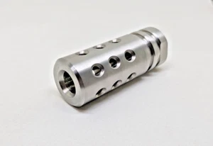 11/16-24 44 Magnum Stainless Steel 2.25 Inch Muzzle Brake Compensator - Picture 1 of 3