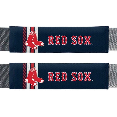 Boston Red Sox Rally Design Premium Seat Belt Shoulder Pad Covers Cover